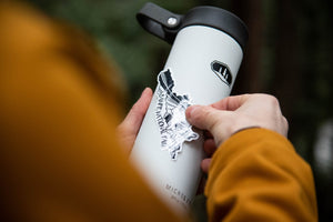 Banff National Park Sticker - Mountain Mornings - Sticker