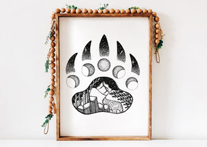 Bear Claw Print - Mountain Mornings - Prints