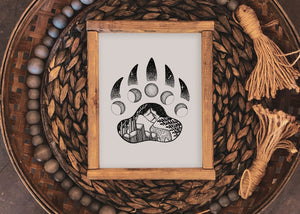 Bear Claw Print - Mountain Mornings - Prints