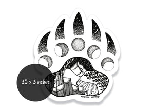 Bear Claw Sticker - Mountain Mornings - Sticker