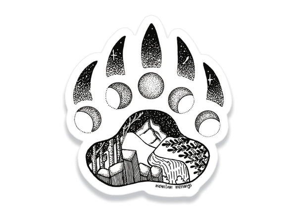 Bear Claw Sticker - Mountain Mornings - Sticker