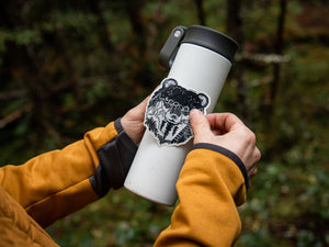 Bear Head Sticker - Mountain Mornings - Sticker