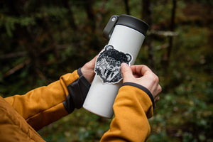 Bear Head Sticker - Mountain Mornings - Sticker