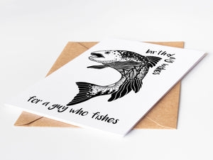 Birthday Wishes for a Guy who Fishes, Greeting Card - Mountain Mornings - Greeting Card