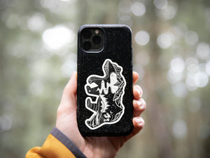 Black Bear Sticker - Mountain Mornings - Sticker