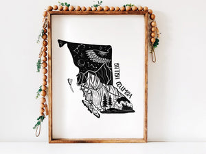 British Columbia Print - Mountain Mornings - Prints