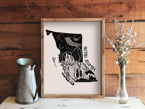 British Columbia Print - Mountain Mornings - Prints