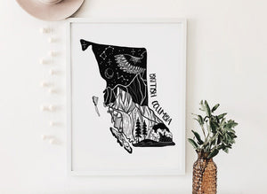 British Columbia Print - Mountain Mornings - Prints