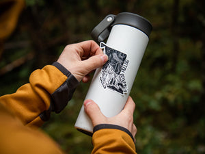 British Columbia Sticker - Mountain Mornings - Sticker