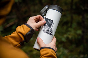 British Columbia Sticker - Mountain Mornings - Sticker