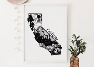California Print - Mountain Mornings - Prints