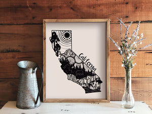 California Print - Mountain Mornings - Prints
