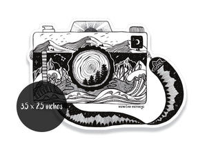 Camera Sticker - Mountain Mornings - Sticker