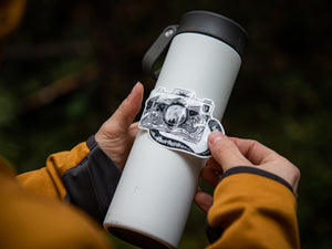 Camera Sticker - Mountain Mornings - Sticker