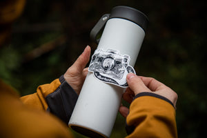 Camera Sticker - Mountain Mornings - Sticker