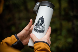 Campfire Sticker - Mountain Mornings - Sticker