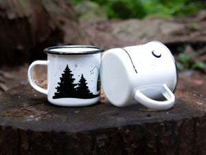 Camping, Camping Mug - Mountain Mornings - Camping Mug