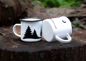 Camping, Camping Mug - Mountain Mornings - Camping Mug