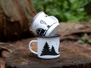 Camping, Camping Mug - Mountain Mornings - Camping Mug