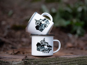 Canada, Camping Mug - Mountain Mornings - Camping Mug