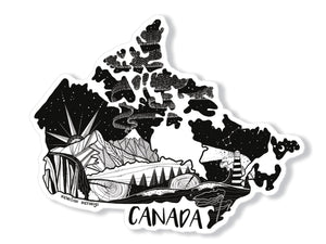 Canada Sticker - Mountain Mornings - Sticker