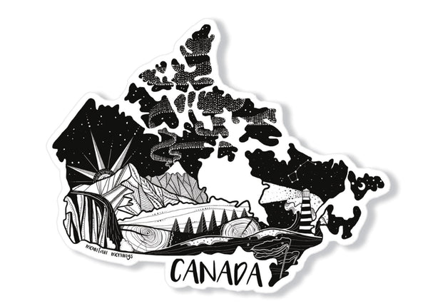 Canada Sticker - Mountain Mornings - Sticker