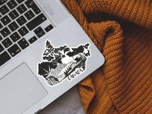 Canada Sticker - Mountain Mornings - Sticker