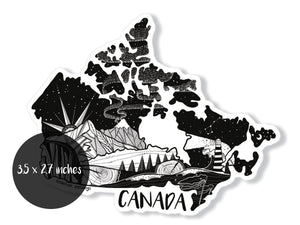Canada Sticker - Mountain Mornings - Sticker