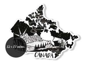 Canada Sticker - Mountain Mornings - Sticker
