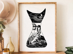 Chemex Coffee Print - Mountain Mornings - Prints