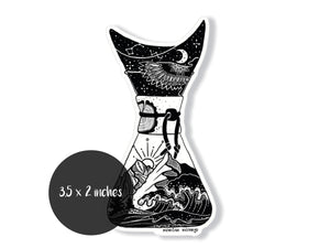 Chemex Sticker - Mountain Mornings - Sticker