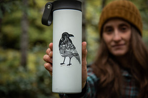 Crow Sticker - Mountain Mornings - Sticker