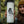 Crow Sticker on a white travel tumbler held by a person in a brown beanie, outdoors in a forest.
