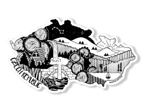 Czech Republic Sticker - Mountain Mornings - Sticker