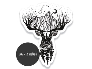 Deer Sticker - Mountain Mornings - Sticker