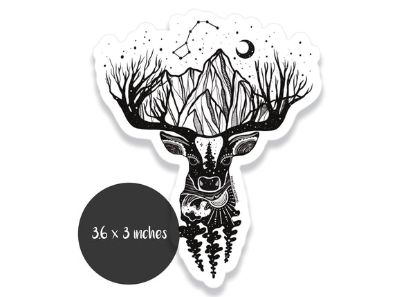Deer Sticker - Mountain Mornings - Sticker