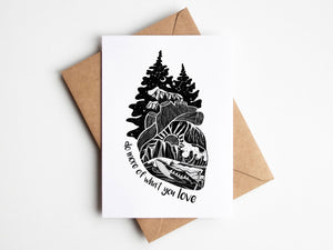 Do More of What You Love, Greeting Card - Mountain Mornings - Greeting Card