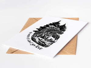 Do More of What You Love, Greeting Card - Mountain Mornings - Greeting Card