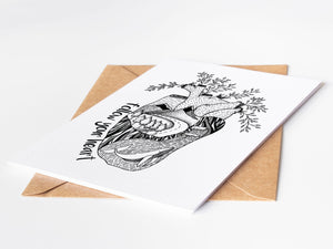 Follow your Heart, Greeting Card - Mountain Mornings - Greeting Card