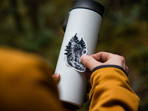 Forest Heart Sticker - Mountain Mornings - Sticker