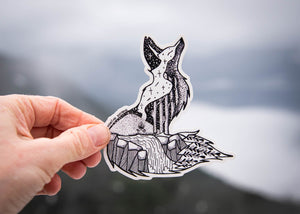 Fox Sticker - Mountain Mornings - Sticker