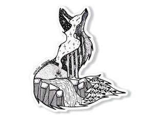 Fox Sticker - Mountain Mornings - Sticker