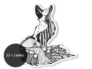 Fox Sticker - Mountain Mornings - Sticker