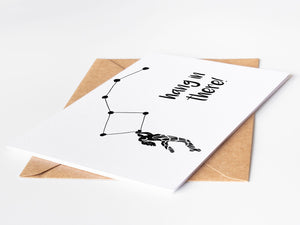 Hang in There, Greeting Card - Mountain Mornings - Greeting Card