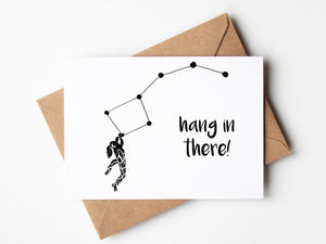 Hang in There, Greeting Card - Mountain Mornings - Greeting Card