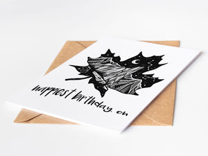 Happiest Birthday, eh; Greeting Card - Mountain Mornings - Greeting Card
