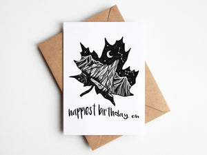 Happiest Birthday, eh; Greeting Card - Mountain Mornings - Greeting Card
