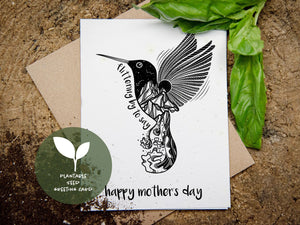 Happy Mother's Day, Plantable Seed Greeting Card - Mountain Mornings - Plantable Greeting Cards