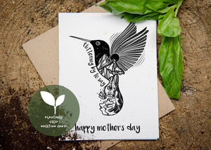 Happy Mother's Day, Plantable Seed Greeting Card - Mountain Mornings - Plantable Greeting Cards