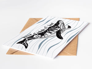 Have a Whale of Time, Greeting Card - Mountain Mornings - Greeting Card